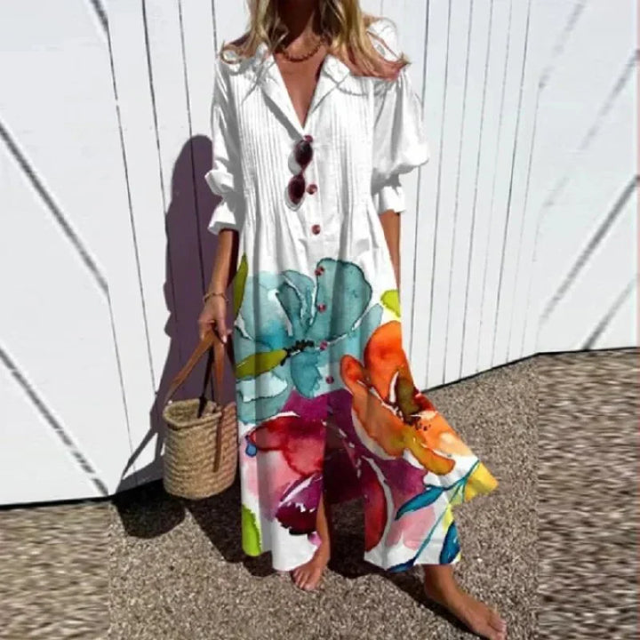 Soleil | Luftiges Boho-Maxi-Kleid