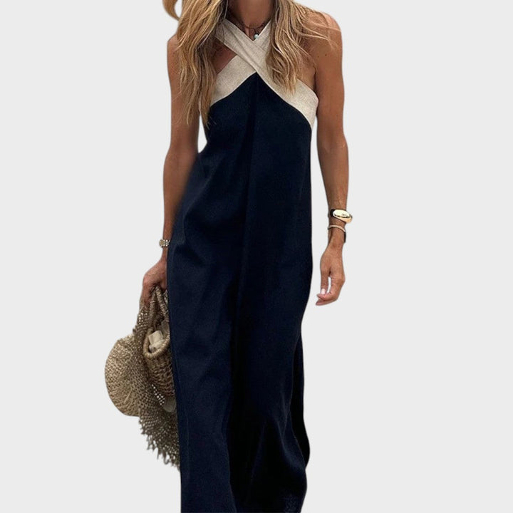 Sienna | Kleid mit Kreuz-Ausschnitt