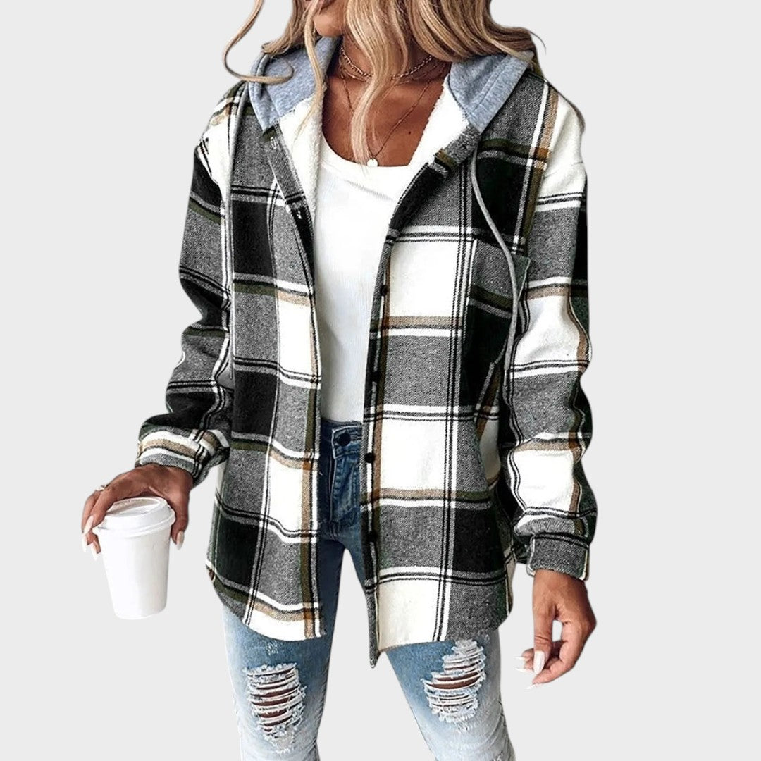 Rosana | Hemdjacke mit Kapuze