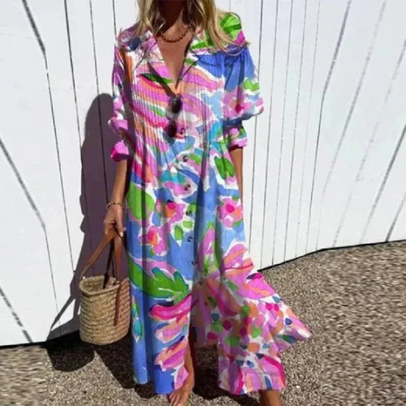 Soleil | Luftiges Boho-Maxi-Kleid
