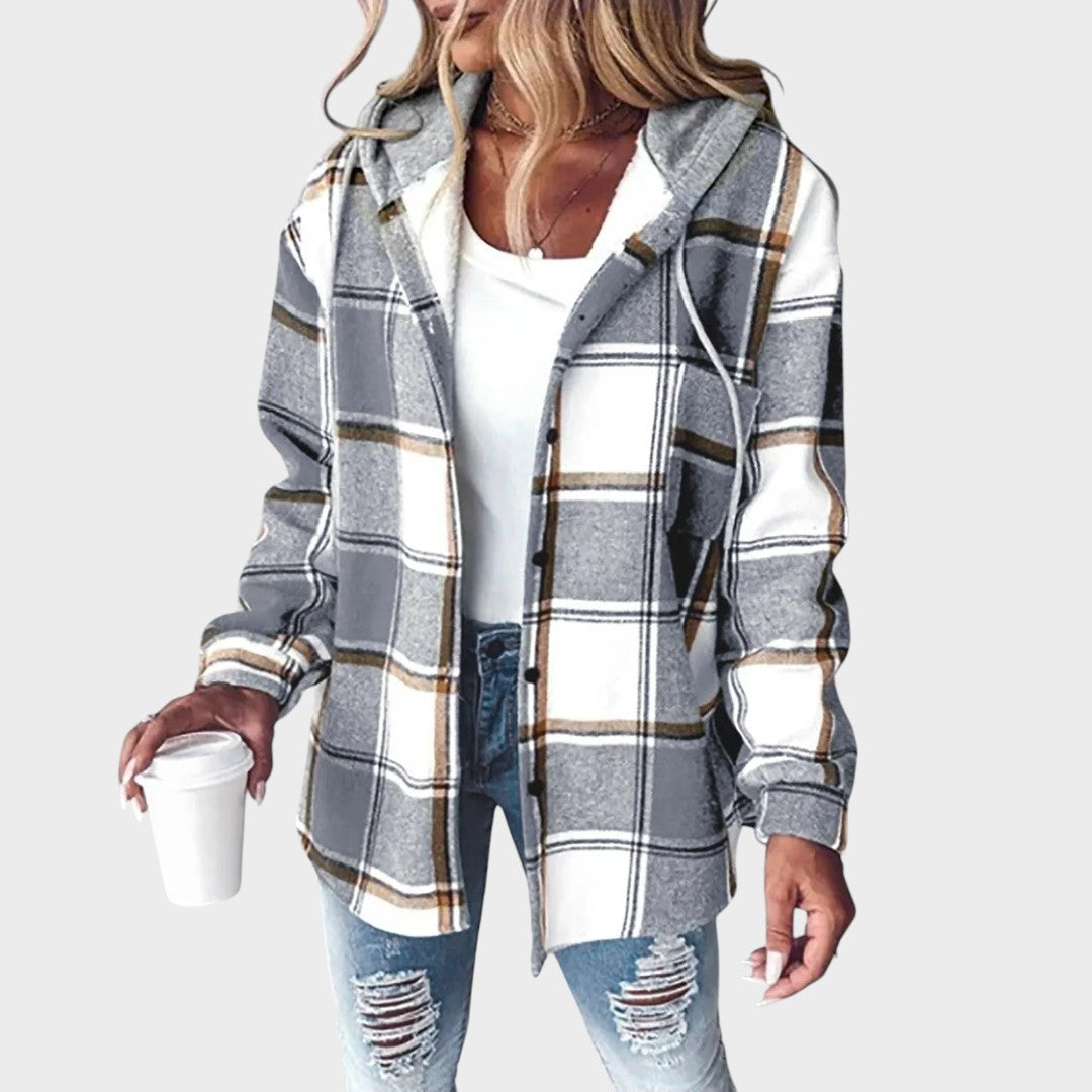 Rosana | Hemdjacke mit Kapuze