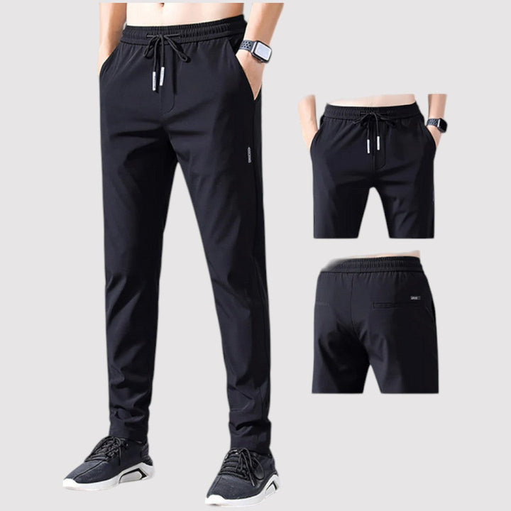 Dietrich™ | Glatte Tapered-Hose mit Stretch-Effekt