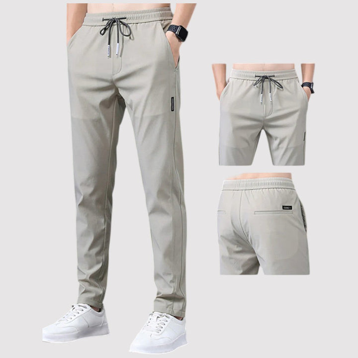 Dietrich™ | Glatte Tapered-Hose mit Stretch-Effekt