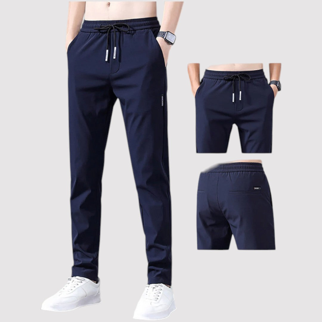 Dietrich™ | Glatte Tapered-Hose mit Stretch-Effekt