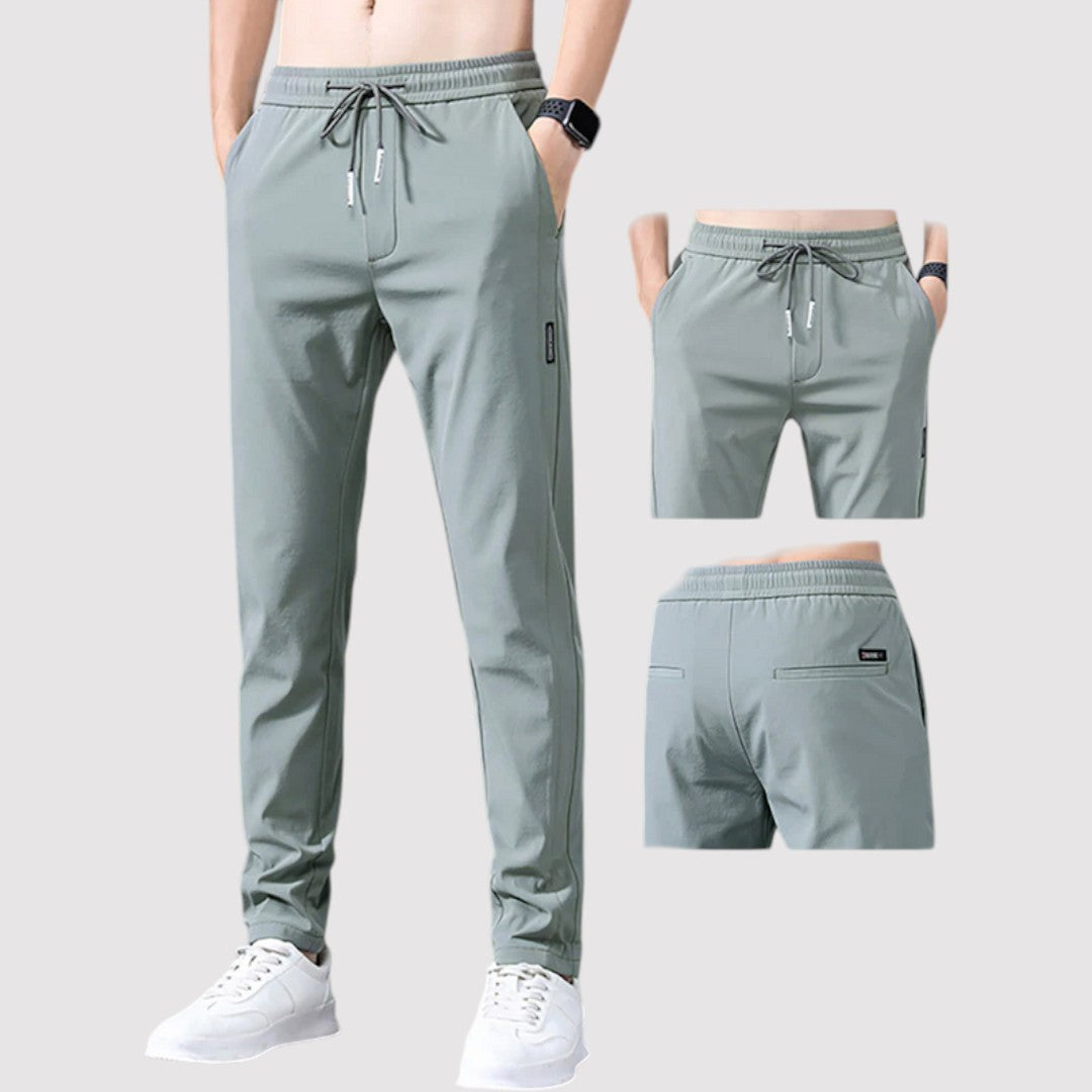 Dietrich™ | Glatte Tapered-Hose mit Stretch-Effekt