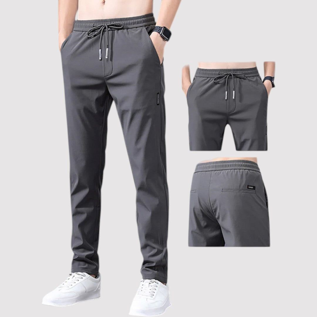 Dietrich™ | Glatte Tapered-Hose mit Stretch-Effekt