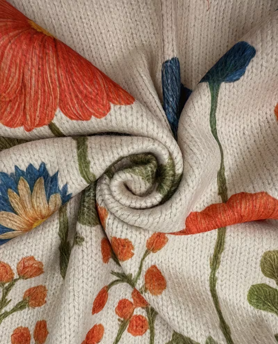 Wrenna™ | Wildblumenwiese Reißverschluss-Cardigan