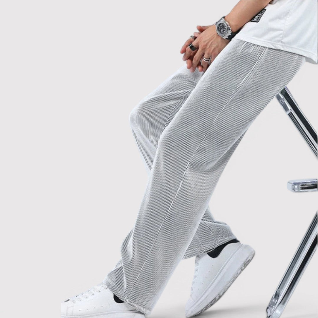 Fiete™ | Gestreifte Hose mit Kordelzug