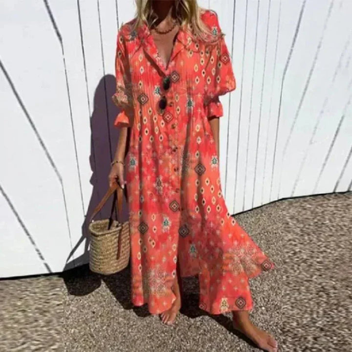 Soleil | Luftiges Boho-Maxi-Kleid
