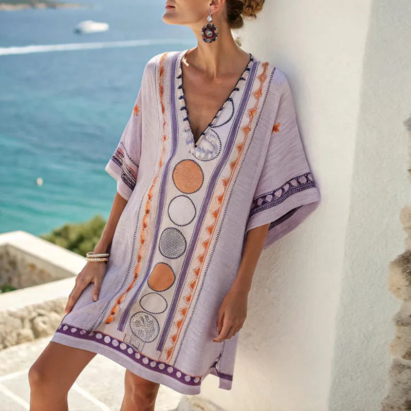 Esmee | Elegantes und Bequemes Strandkleid für Mühelosen Strandstil