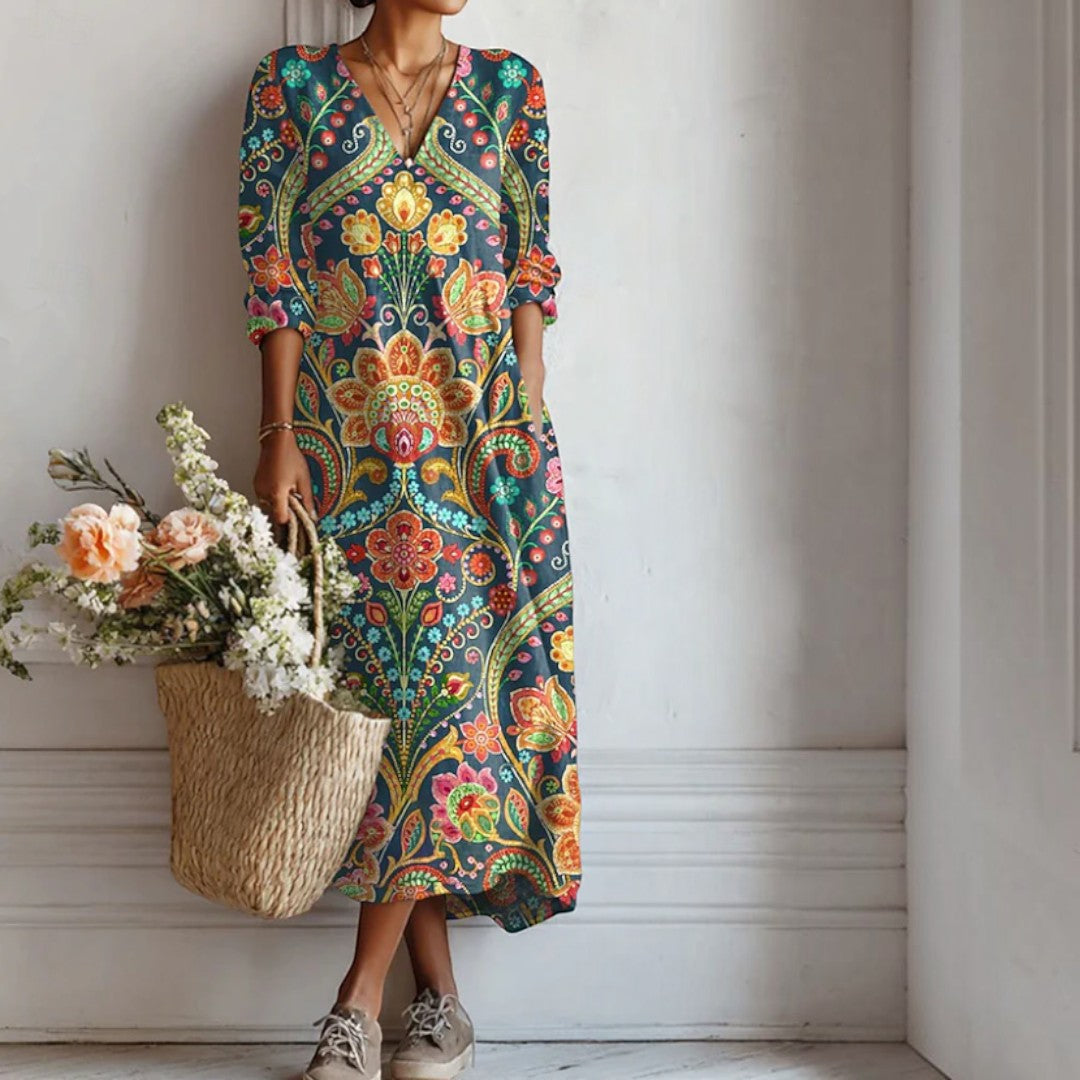 Leichtes Boho-Kleid für Damen