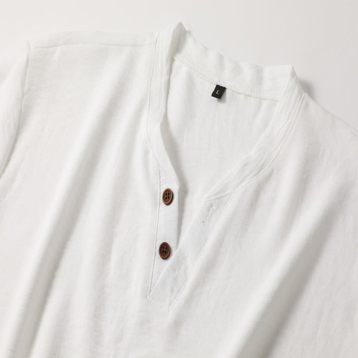 Stefan™ | Leichtes T-Shirt mit V-Ausschnitt
