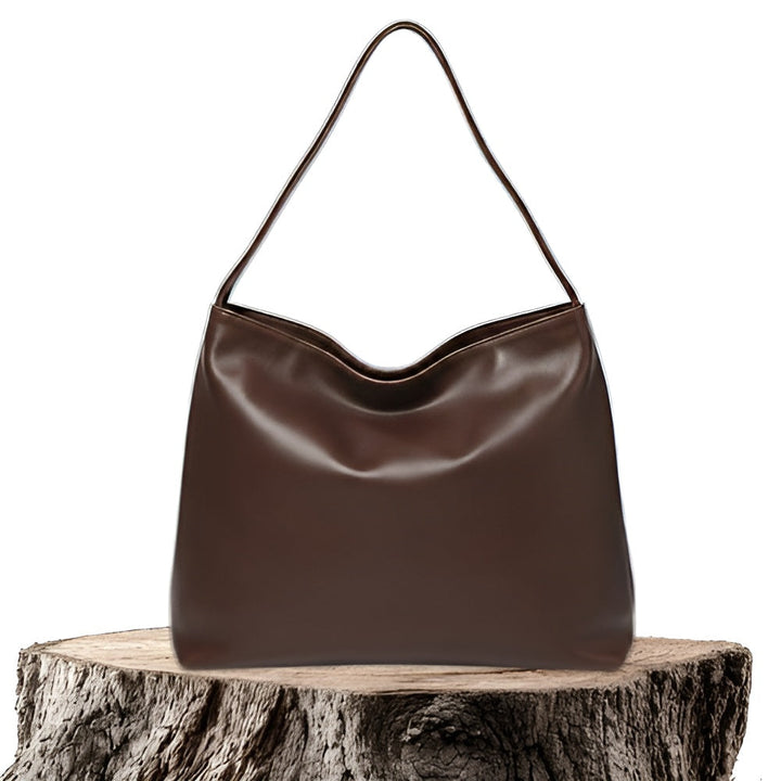 Patricia | Glänzende Lederhandtasche