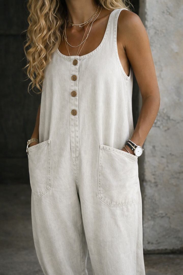 Andrea - Vintage Baumwoll-Latzhose