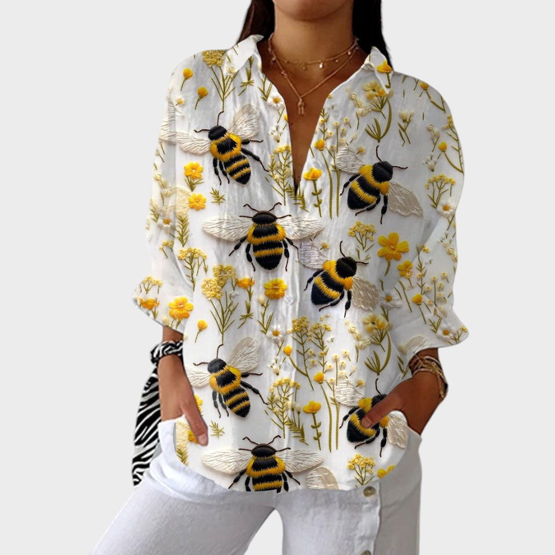 Susan | Bluse mit floralem Druck