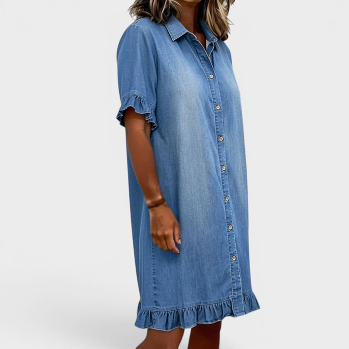 Camille | Elegantes Denim-Kleid