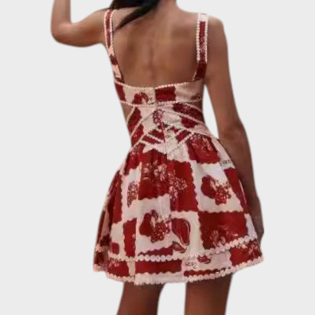 Sabella | Blumiges Mini-Kleid