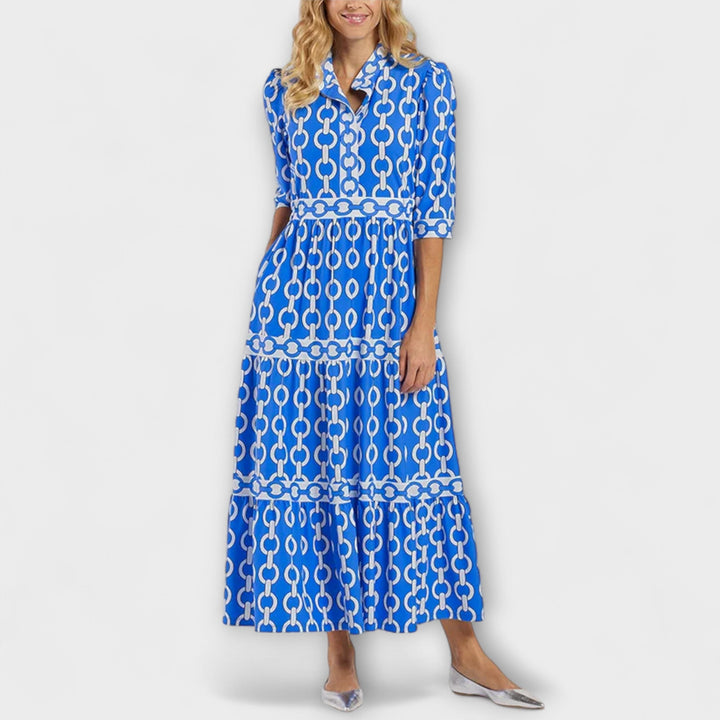 Jude | Midi-Kleid mit Dreiviertelärmeln