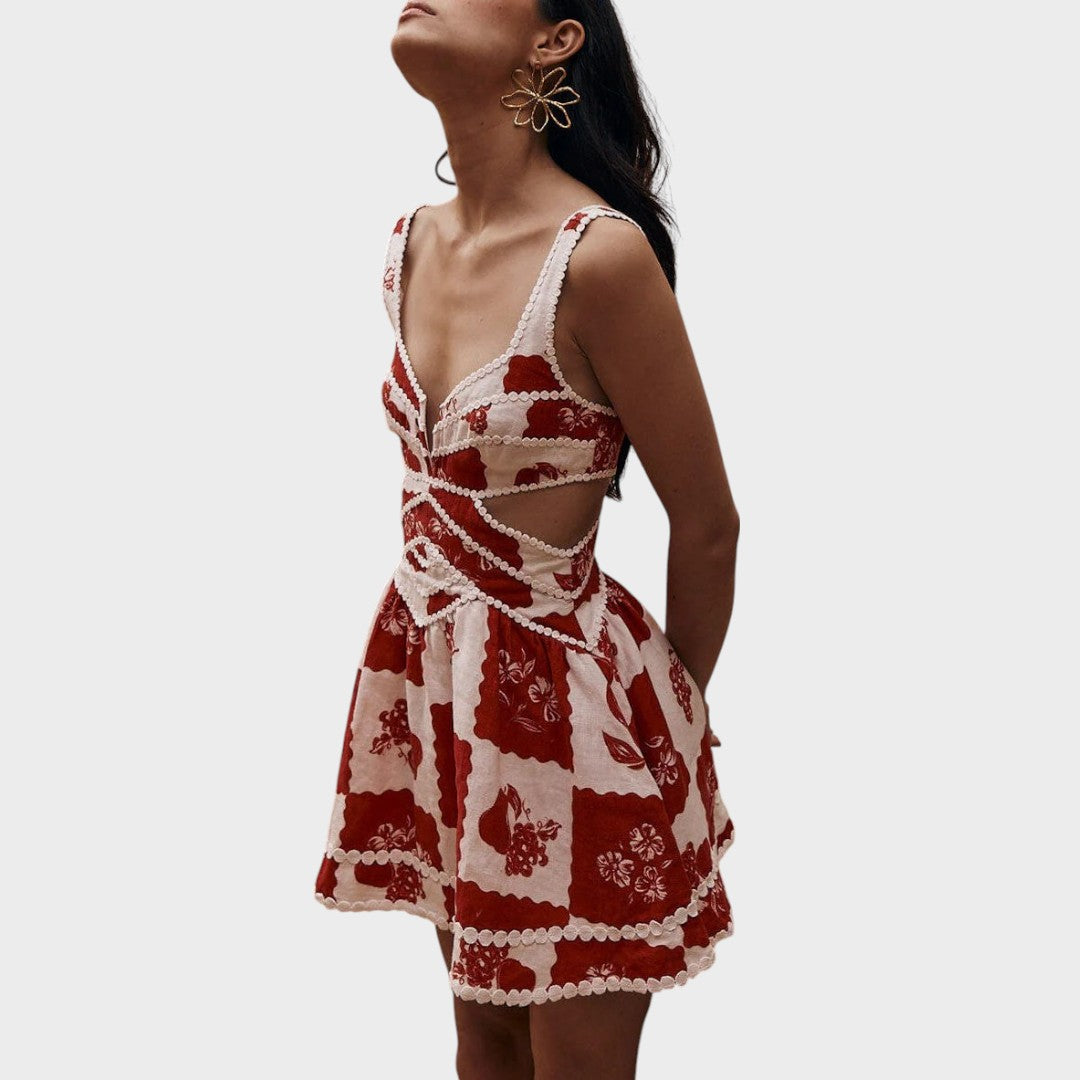 Sabella | Blumiges Mini-Kleid