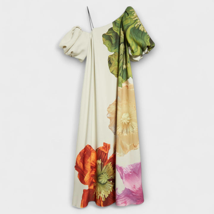 Melodie | Asymmetrische Maxi-Blumenkleider