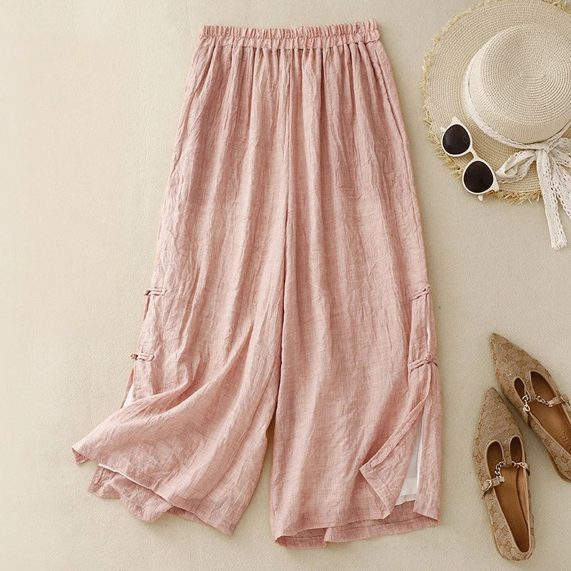 CLARA | LÄSSIGE LEINENHOSE