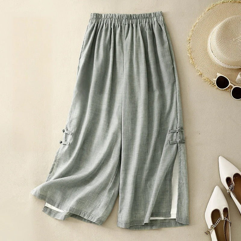 CLARA | LÄSSIGE LEINENHOSE