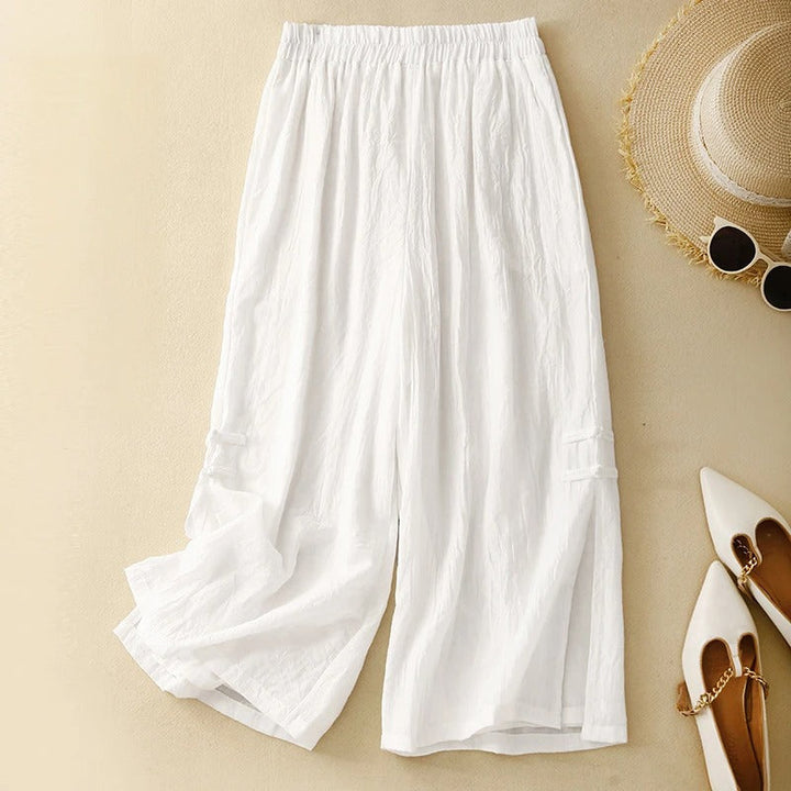 CLARA | LÄSSIGE LEINENHOSE