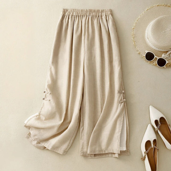 CLARA | LÄSSIGE LEINENHOSE