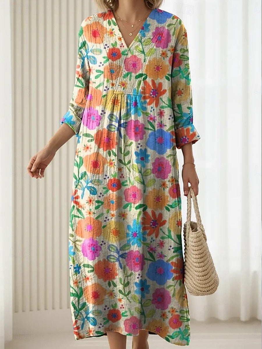 Leuchtendes Boho-Kleid für Damen