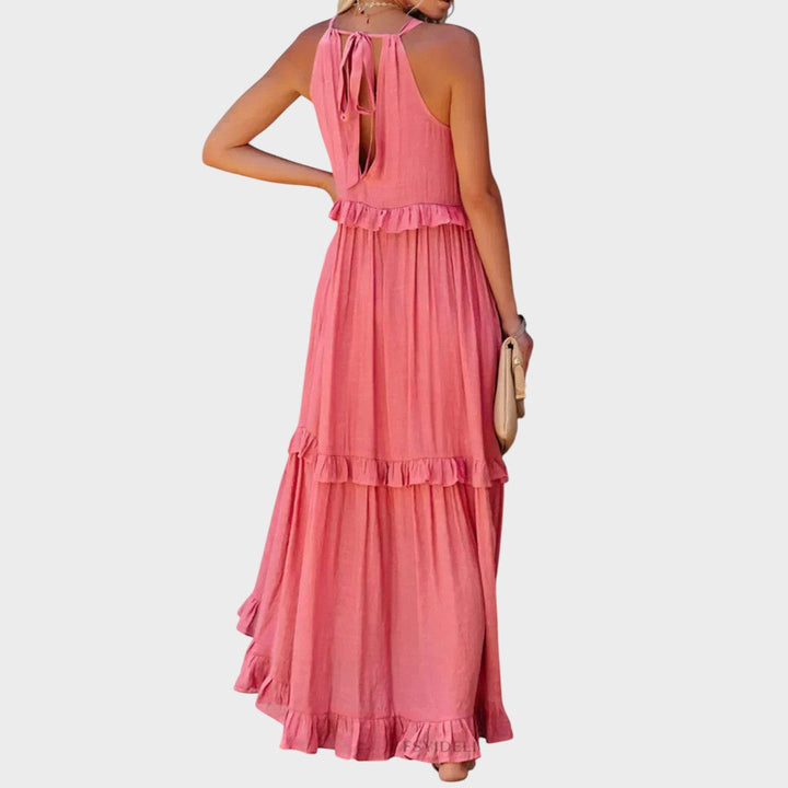 Landry | Ärmelloses Kleid mit Rüschendetails