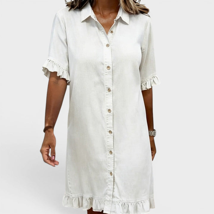 Camille | Elegantes Denim-Kleid