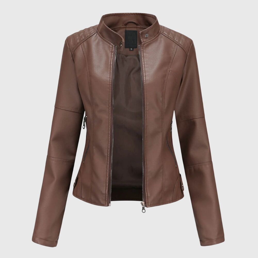 Gerburg - Elegante Lederjacke für Frauen