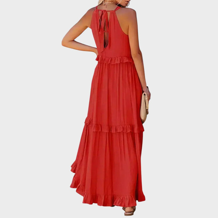 Landry | Ärmelloses Kleid mit Rüschendetails