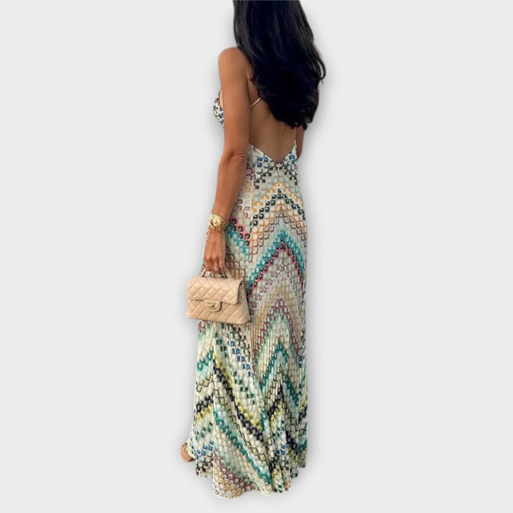 Remi | Maxikleid mit buntem Chevron-Muster von Missoni