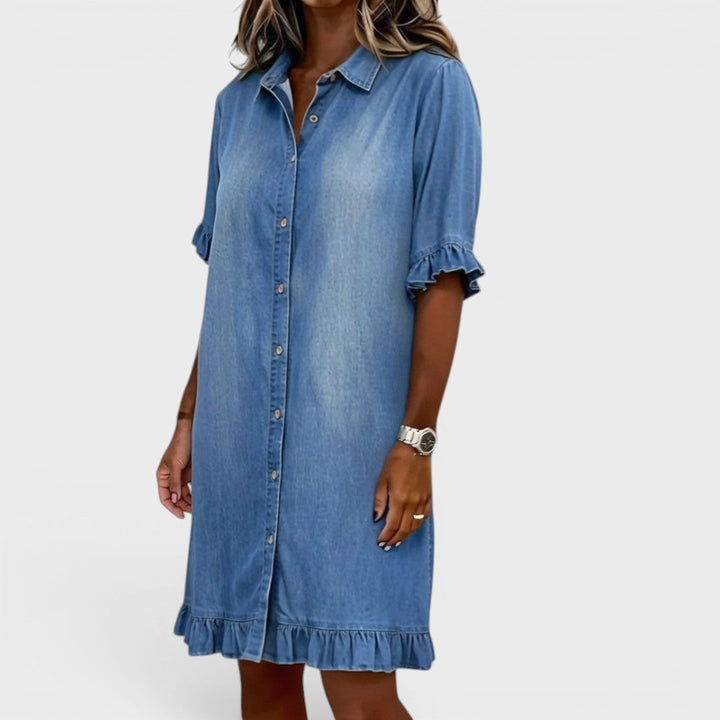 Camille | Elegantes Denim-Kleid