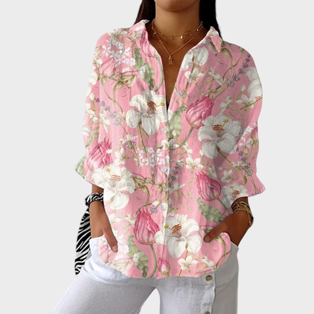 Anne | Blumenmuster Bluse