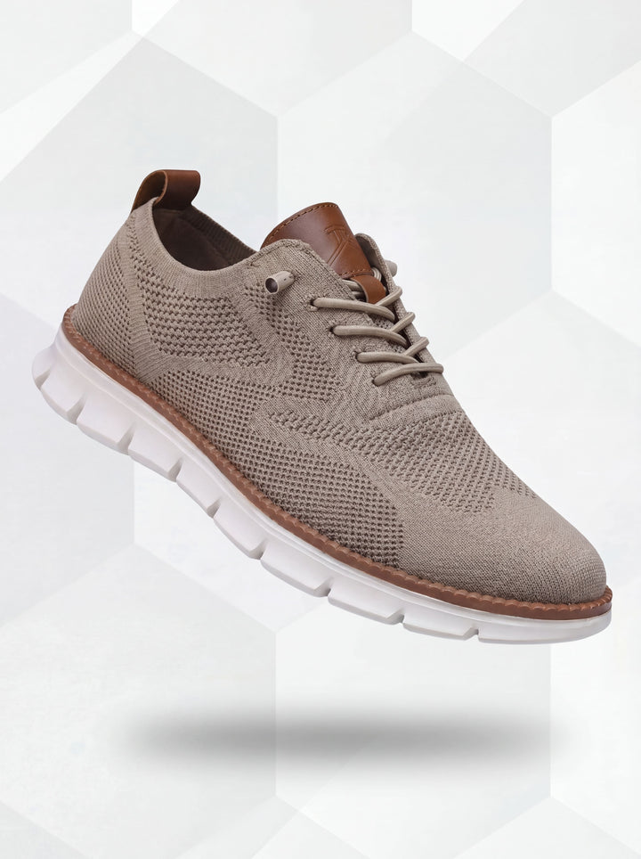Christoph™ | Leichter Sneaker Khaki/Weiß