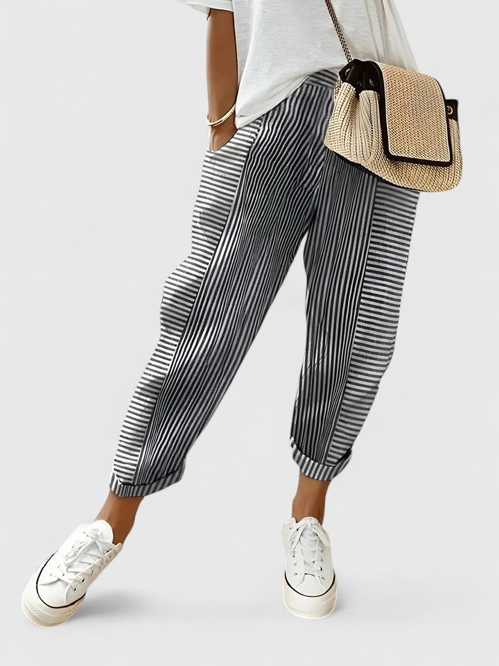 Heidrun | Bunte Sommerhose für Damen
