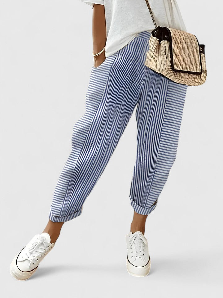 Heidrun | Bunte Sommerhose für Damen