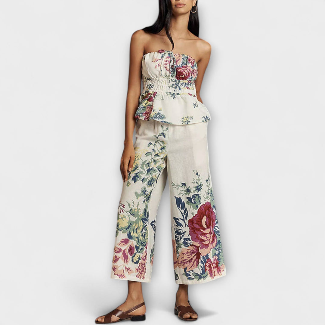 Indigo | Sommer Blumenmuster Set