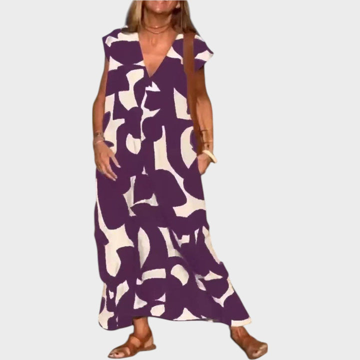 Mebelle | V-Ausschnitt Kleid