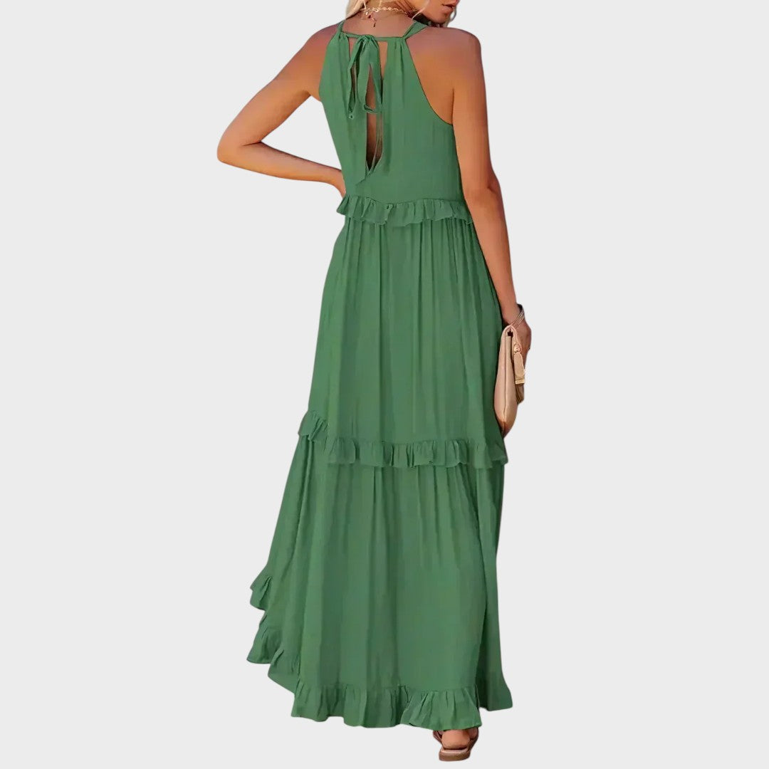 Landry | Ärmelloses Kleid mit Rüschendetails