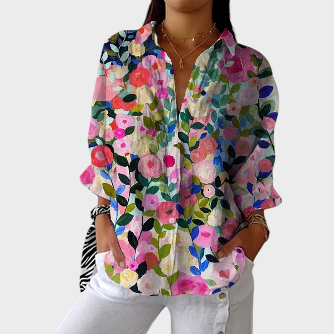 Frances | Blumendruckbluse