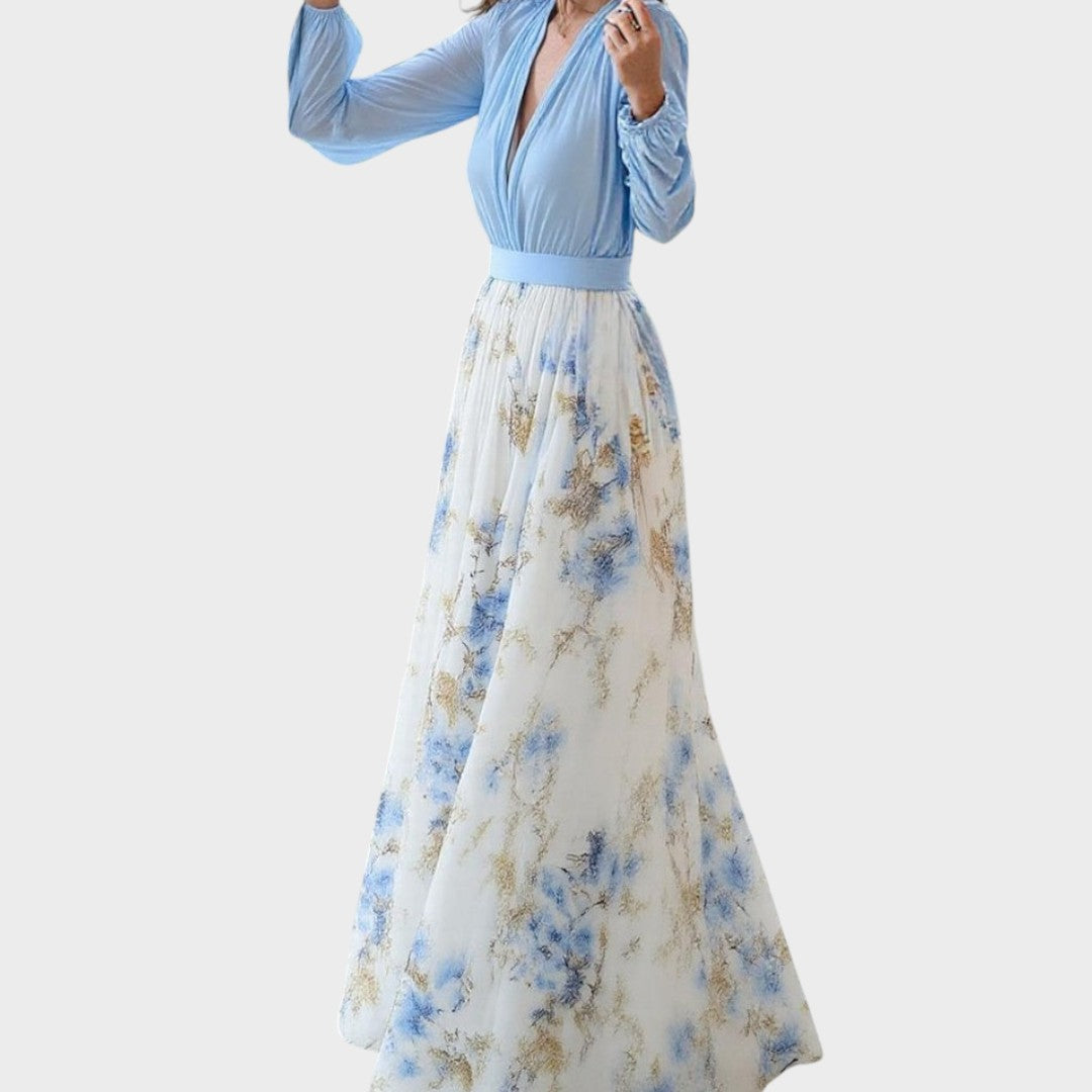 Helena | Maxikleid mit einem atemberaubenden Blumenmuster