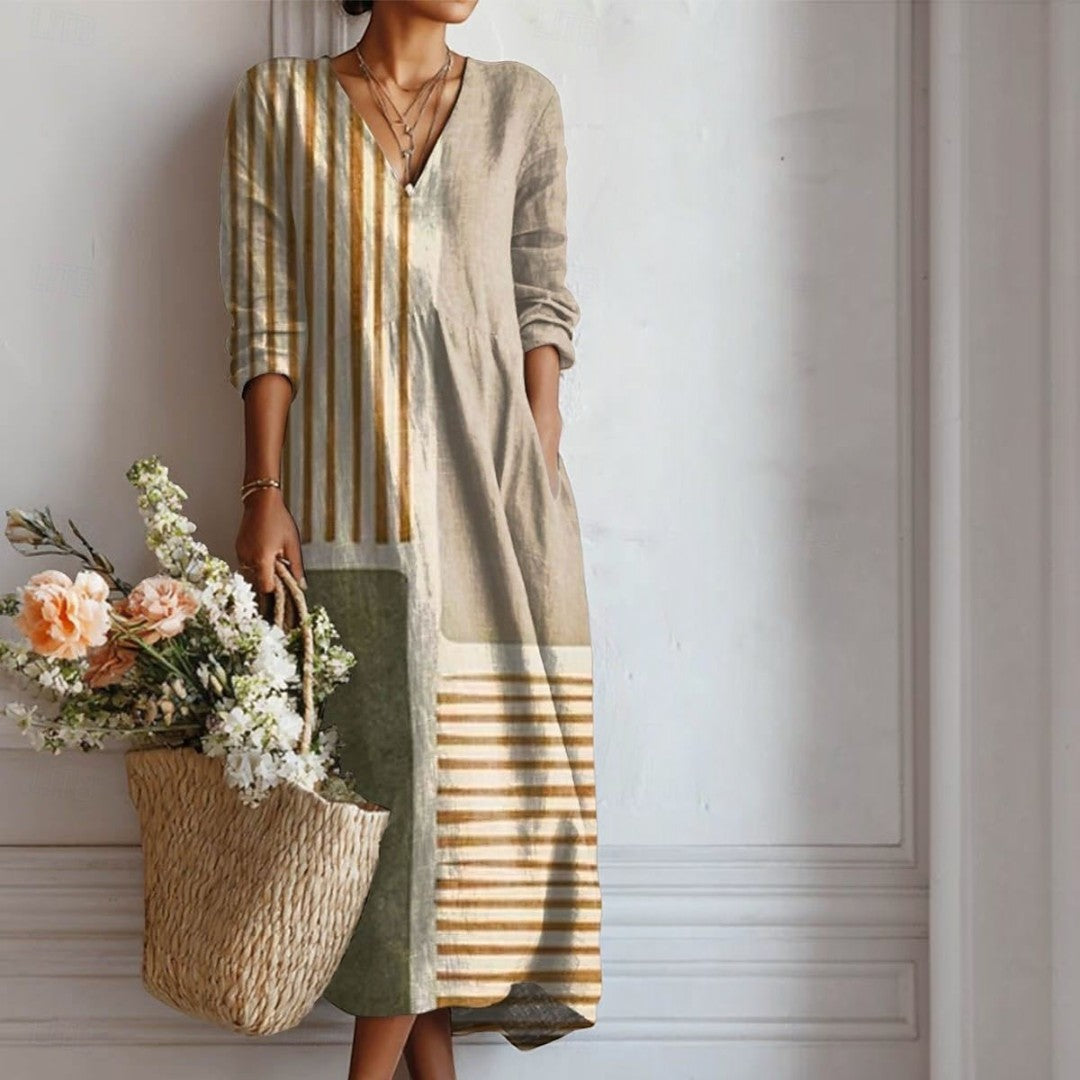 Ruhiges Boho-Kleid für Damen