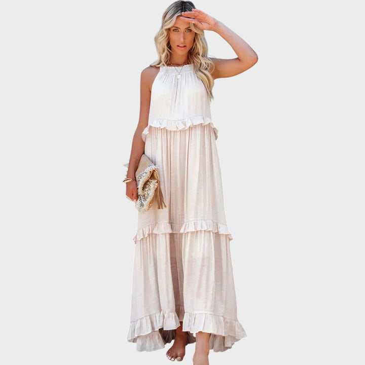 Landry | Ärmelloses Kleid mit Rüschendetails