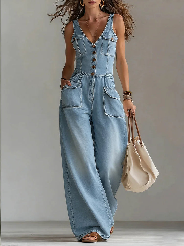 Christiane - Lässige Denim-Latzhose
