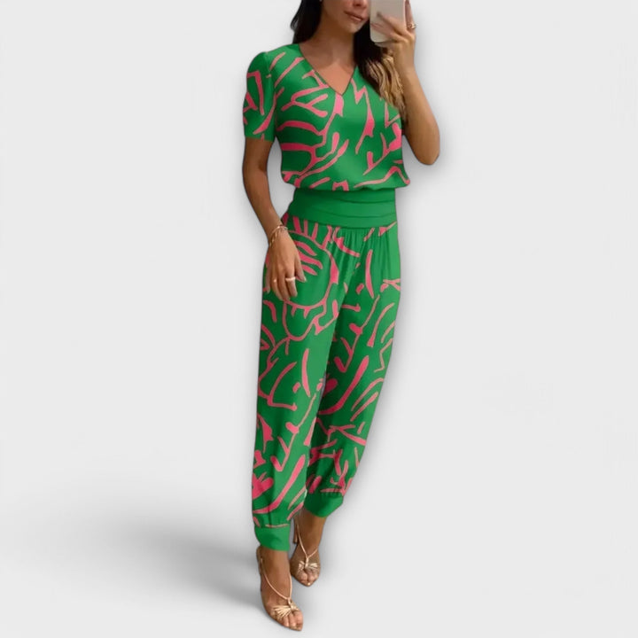 Irmelin | Elegantes Set mit Top und Hose
