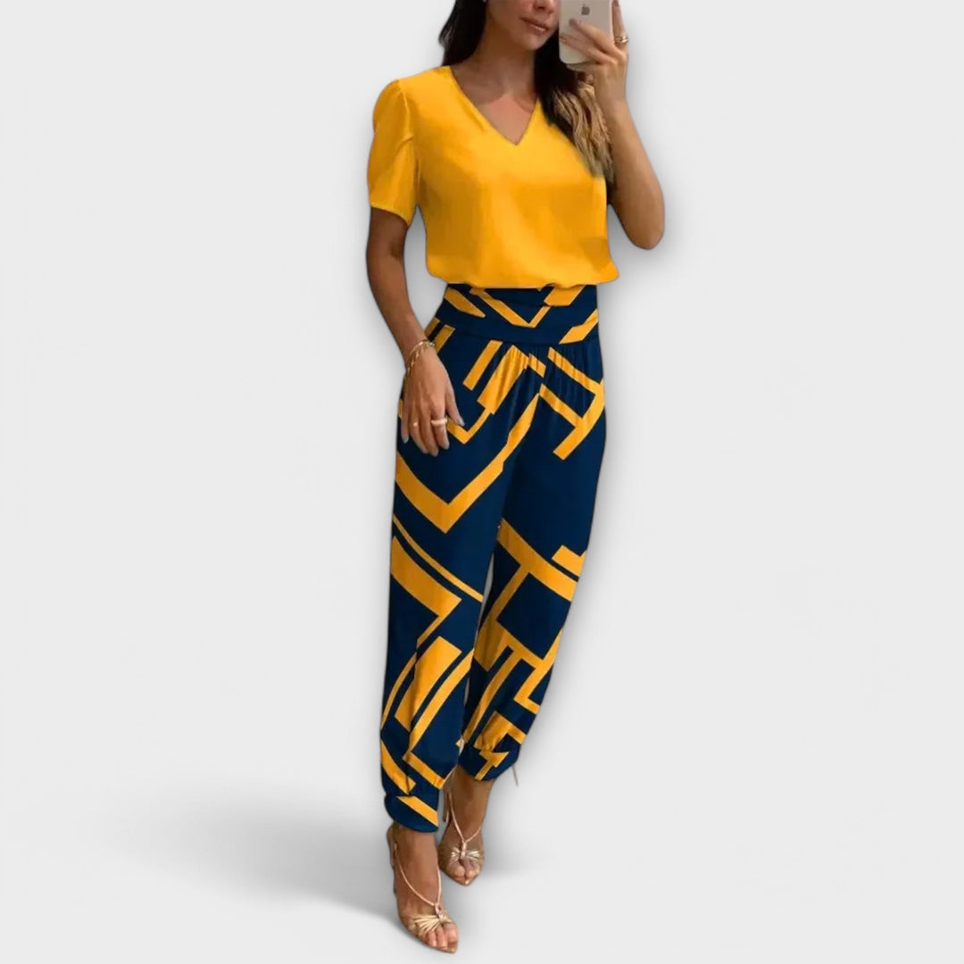 Irmelin | Elegantes Set mit Top und Hose