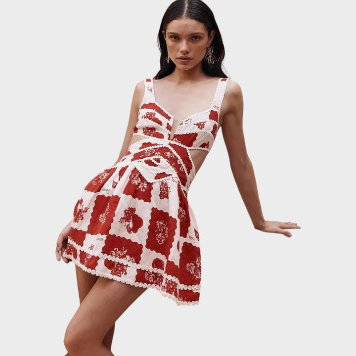 Sabella | Blumiges Mini-Kleid